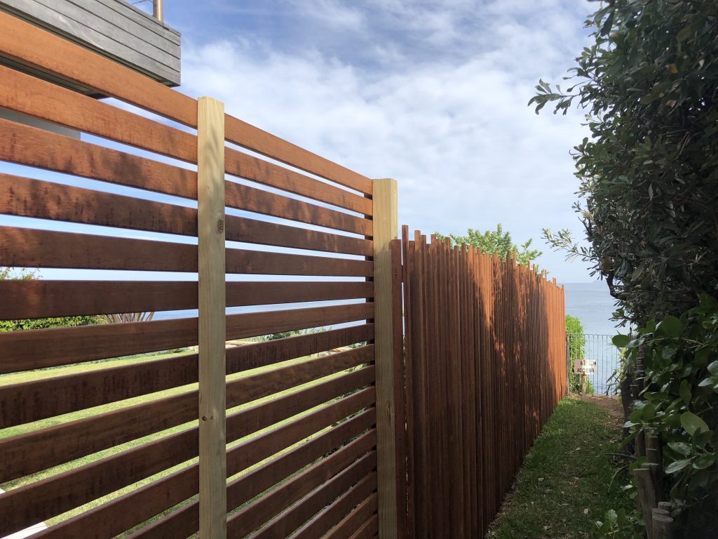 hardwood slat fencing